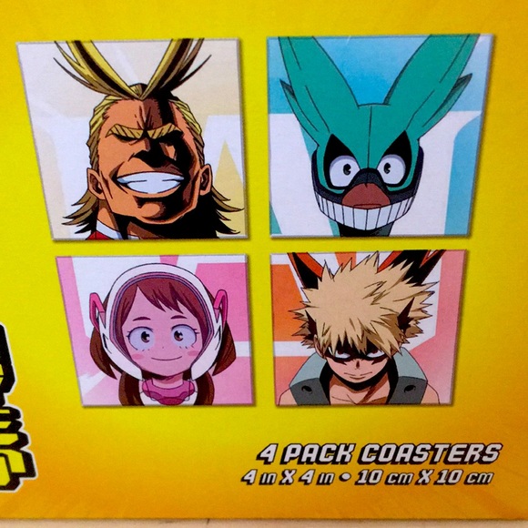 My Hero Academia ceramic 11oz mug & 4 coasters set - Picture 3 of 4